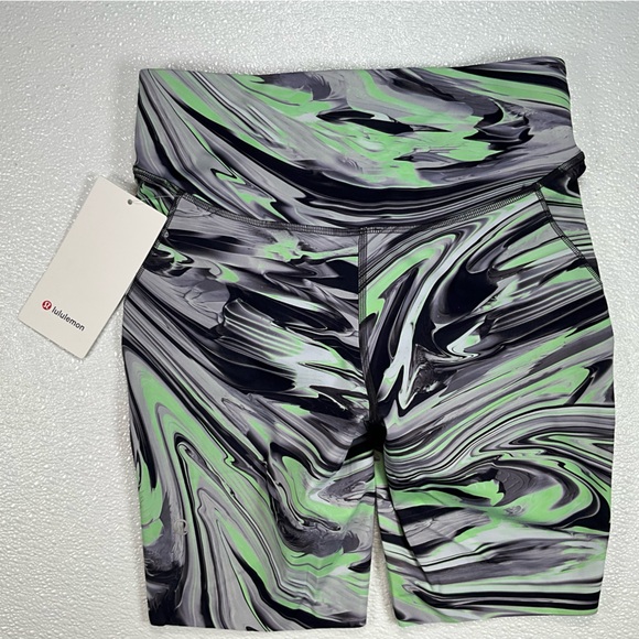 NWT Lululemon Base Pace High-Rise Short 8" Paint‎ Glide Warp Multi Size 8 W7CF8S - Picture 8 of 11
